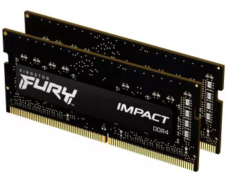 Память для ноутбука SO-DIMM DDR4 16 Gb (3200 MHz) (Kit 8 Gb x 2) Kingston Fury Impact (KF432S20IBK2/16)