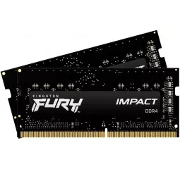 Память для ноутбука SO-DIMM DDR4 32 Gb (3200 MHz) (Kit 16 Gb x 2) Kingston Fury Impact (KF432S20IBK2/32)