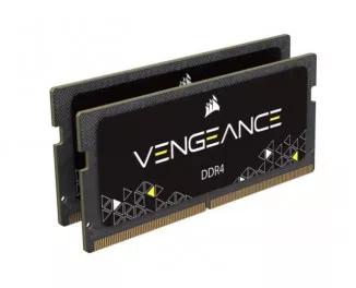Память для ноутбука SO-DIMM DDR4 64 Gb (3200 MHz) (Kit 32 Gb x 2) Corsair Vengeance (CMSX64GX4M2A3200C22)