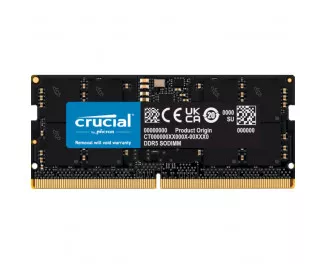Память для ноутбука SO-DIMM DDR5 16 Gb (4800 MHz) Crucial (CT16G48C40S5)