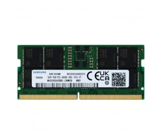 Память для ноутбука SO-DIMM DDR5 16 Gb (5600 MHz) Samsung (M425R2GA3BB0-CWM)