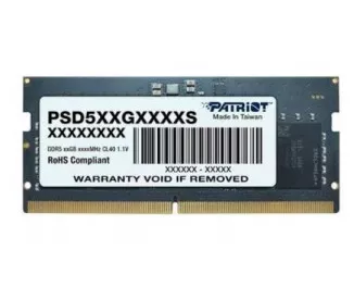 Память для ноутбука SO-DIMM DDR5 32 Gb (4800 MHz) Patriot Signature Line (PSD532G48002S)