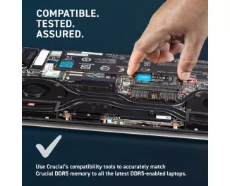Память для ноутбука SO-DIMM DDR5 32 Gb (5200 MHz) Crucial (CT32G52C42S5)