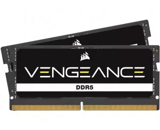 Память для ноутбука SO-DIMM DDR5 32 Gb (5600 MHz) (Kit 16 Gb x 2) Corsair Vengeance (CMSX32GX5M2A5600C48)