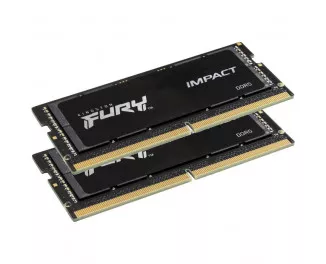 Память для ноутбука SO-DIMM DDR5 32 Gb (6000 MHz) (Kit 16 Gb x 2) Kingston Fury Impact (KF560S38IBK2-32)