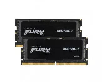 Память для ноутбука SO-DIMM DDR5 64 Gb (4800 MHz) (Kit 32 Gb x 2) Kingston Fury Impact (KF548S38IBK2-64)