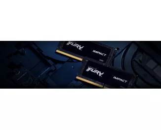 Память для ноутбука SO-DIMM DDR5 64 Gb (4800 MHz) (Kit 32 Gb x 2) Kingston Fury Impact (KF548S38IBK2-64)