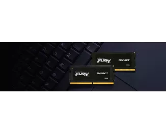 Память для ноутбука SO-DIMM DDR5 64 Gb (4800 MHz) (Kit 32 Gb x 2) Kingston Fury Impact (KF548S38IBK2-64)