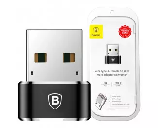 Переходник Baseus Adapter USB-C/USB (CAAOTG-01) Black
