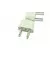 Переходник под плоскую и евро вилку 220V 10A White