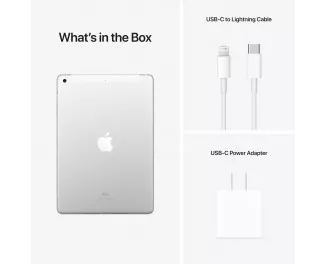 Планшет Apple iPad 10.2 2021  Wi-Fi + Cellular 256Gb Silver (MK6A3)