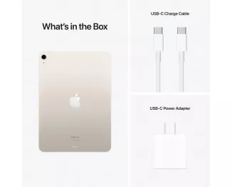 Планшет Apple iPad Air 10.9 2022 Wi-Fi 256Gb Starlight (MM9P3)