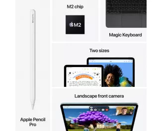 Планшет Apple iPad Air 11 2024 Wi-Fi 128GB Space Gray (MUWC3)