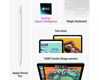 Планшет Apple iPad Air 11 2024 Wi-Fi 256GB Space Gray (MCA14)