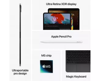 Планшет Apple iPad Pro 13 2025 Wi-Fi 2TB Silver (MDYU4)