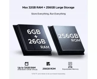 Планшет Doogee Tab G6 Max LTE 6/256Gb Misty Grey