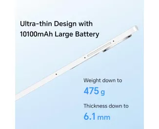 Планшет Honor Pad V9 8/256GB Wi-Fi Space Grey Global