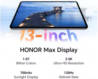 Планшет Honor Pad X9b Max 6/256GB Wi-F Grey Global