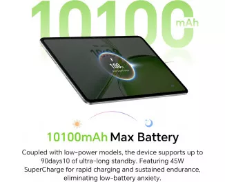 Планшет Honor Pad X9b Max 6/256GB Wi-F Grey Global