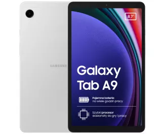 Планшет Samsung Galaxy Tab A9 SM-X110 8/128GB Wi-Fi Silver (SM-X110NZSE)
