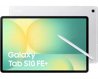Планшет Samsung Galaxy Tab S10 FE+ X626 8/128GB 5G Silver (SM-X626BZSR)