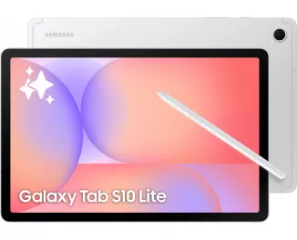 Планшет Samsung Galaxy Tab S10 Lite 5G 6/128GB Silver (SM-X406BZSR)