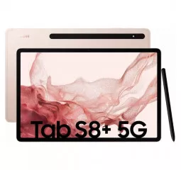 Планшет Samsung Galaxy Tab S8+ 8/128GB 5G Pink Gold (SM-X806BIDA)