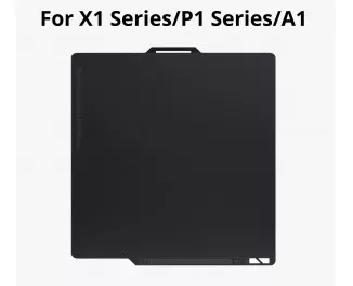 Пластина Bambu Lab Bambu Smooth PEI Plate Black для 3D-принтера X1/P1/A1 (FAP010)