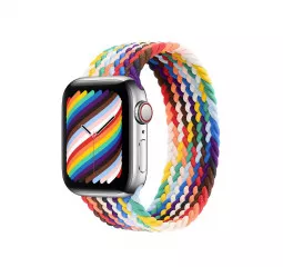 Плетёный монобраслет для Apple Watch 40/41/42 mm Apple Braided Solo Loop Pride Edition (MJX63), Size 7