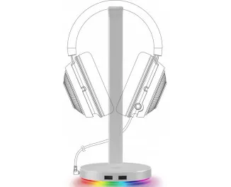 Підставка для навушників Razer Base Station V2 Chroma Mercury (RC21-01510300-R3M1)