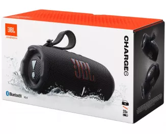 Портативная колонка JBL Charge 6 - Midnight Black (JBLCHARGE6BLK)