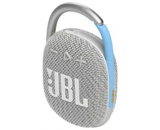 Портативная колонка JBL Clip 4 Eco - White (JBLCLIP4ECOWHT)