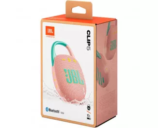 Портативная колонка JBL Clip 5 Pink (JBLCLIP5PINK)