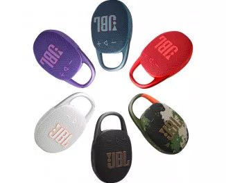 Портативна колонка JBL Clip 5 Purple (JBLCLIP5PUR)