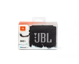 Портативная колонка JBL Go 3 Black (JBLGO3BLK)