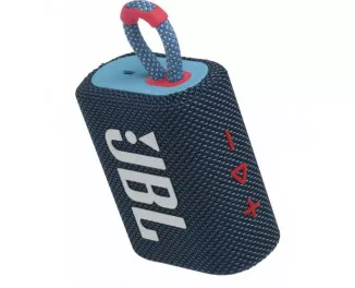 Портативная колонка JBL Go 3 Blue Coral (JBLGO3BLUP)