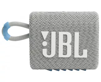 Портативная колонка JBL Go 3 Eco White (JBLGO3ECOWHT)