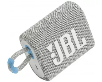 Портативная колонка JBL Go 3 Eco White (JBLGO3ECOWHT)