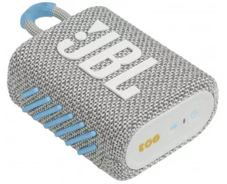 Портативная колонка JBL Go 3 Eco White (JBLGO3ECOWHT)