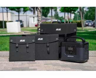Портативная солнечная панель 2E 100W (2E-LSFC-100) Black