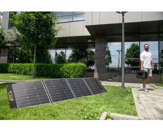 Портативна сонячна панель 2E 100W (2E-PSPLW100) Black