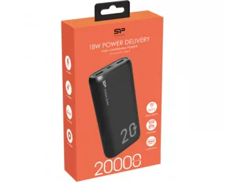 Портативний акумулятор 20000mAh Silicon Power QS15 Black (SP20KMAPBKQS150K)
