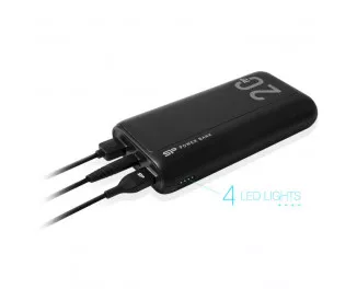 Портативний акумулятор 20000mAh Silicon Power QS15 Black (SP20KMAPBKQS150K)