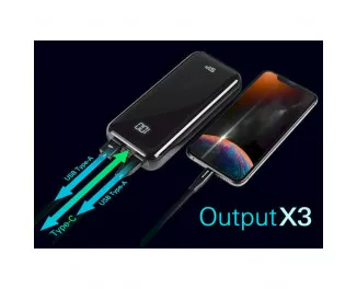 Портативний акумулятор 20000mAh Silicon Power QS28 Black (SP20KMAPBKQS280K)