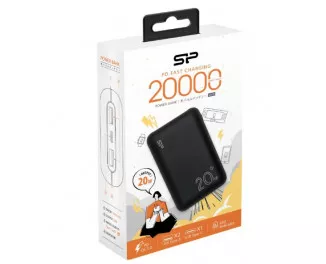 Портативний акумулятор 20000mAh Silicon Power QS58 20Wh Black (SP20KMAPBKQS580K)