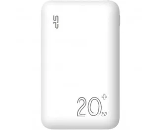 Портативний акумулятор 20000mAh Silicon Power QS58 20Wh White (SP20KMAPBKQS580W)