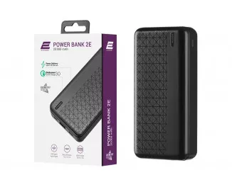 Портативный аккумулятор 2E Geometry 20000mAh PD+ QC 3.0 18W Black (2E-PB2072PD-BLACK)