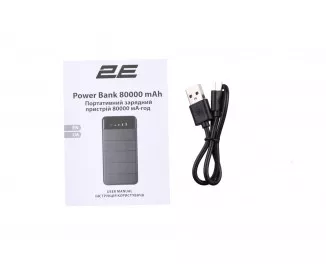 Портативный аккумулятор 2E Power Bank Solar 8000mAh Black (2E-PB814-BLACK)