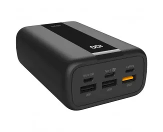 Портативний акумулятор 30000mAh Silicon Power QX55 Black (SP30KMAPBKQX550K)