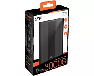 Портативний акумулятор 30000mAh Silicon Power QX55 Black (SP30KMAPBKQX550K)